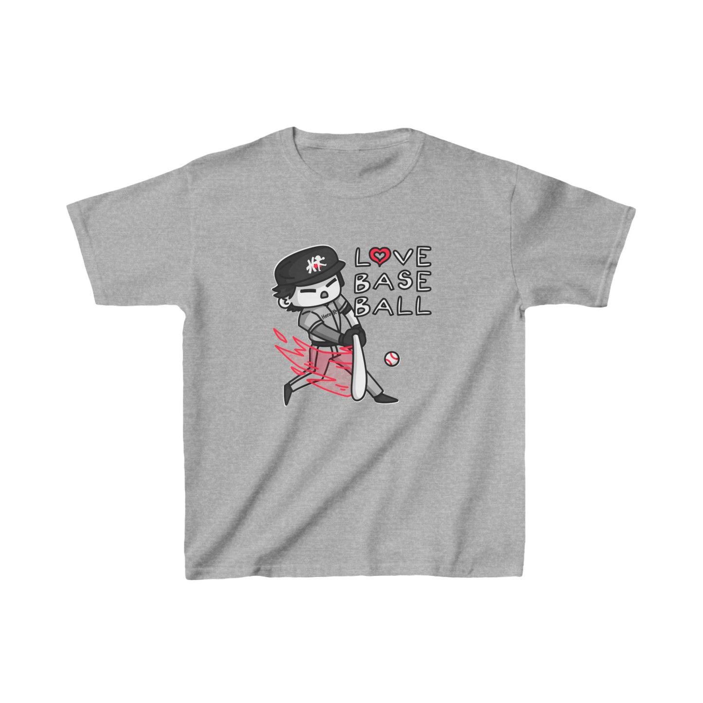 Kids BOYS LOVE BASEBALL Cotton™ Tee