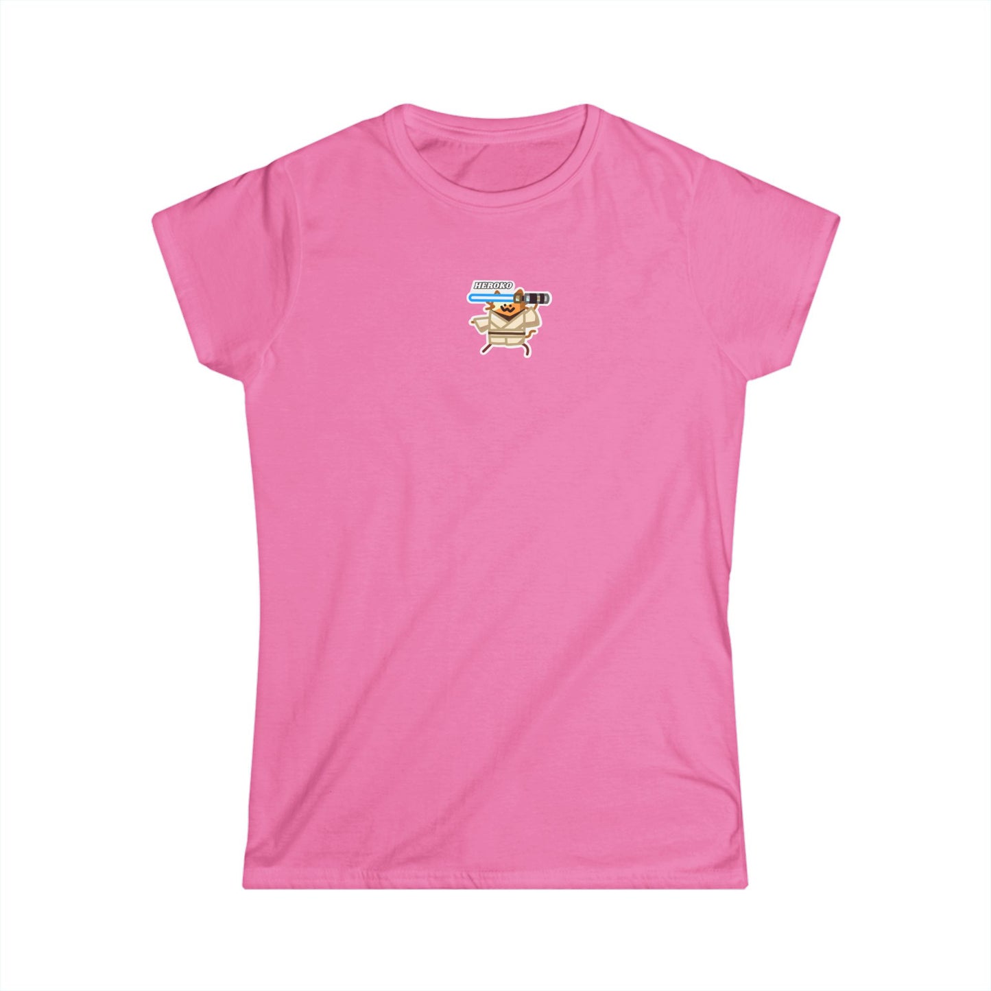 Slim Fit Tee - Jedi Cat Design