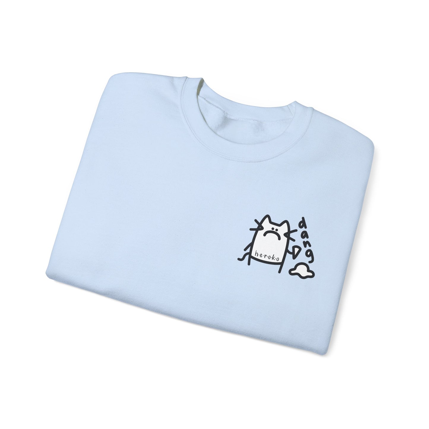 Adults OOPS CAT Crewneck Sweatshirt