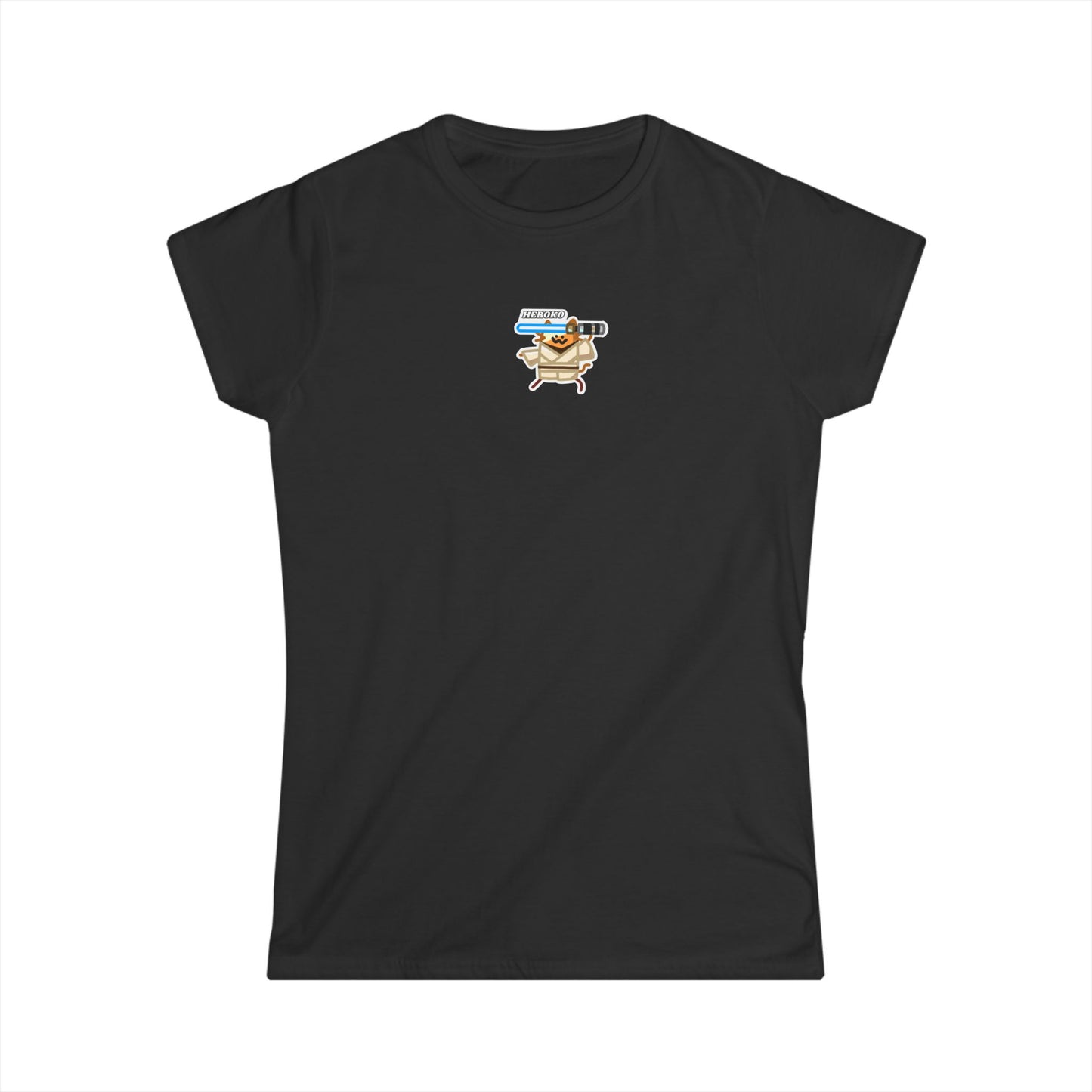Slim Fit Tee - Jedi Cat Design