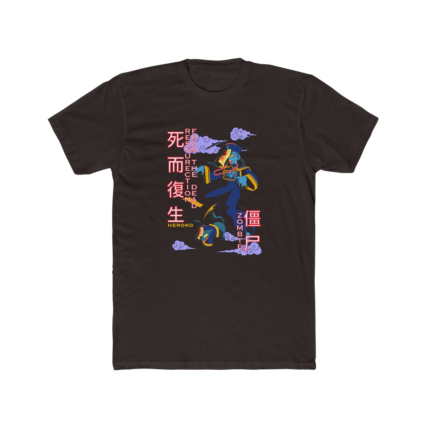 Halloween Unisex Tee, Chinese Ancient Zombies Design