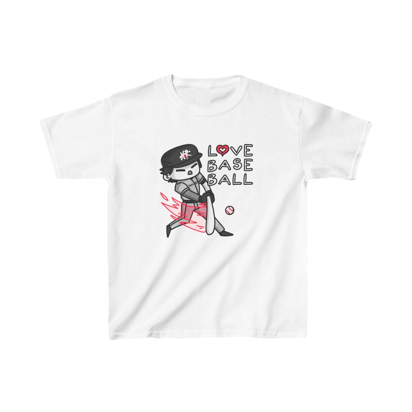 Kids BOYS LOVE BASEBALL Cotton™ Tee