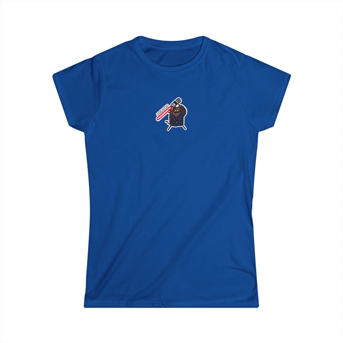 Slim Fit Tee - Bad Guy Jedi Cat Design