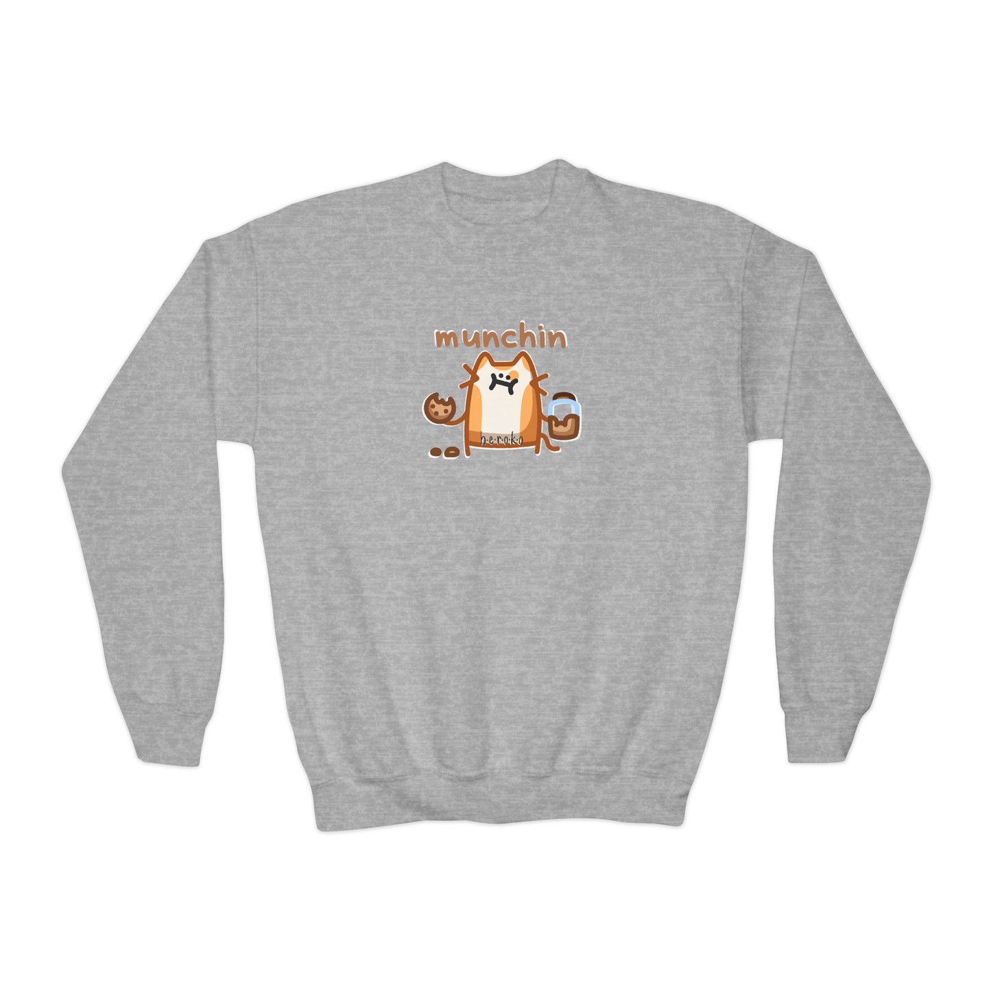 Youth MUNCHIN CAT Crewneck Sweatshirt