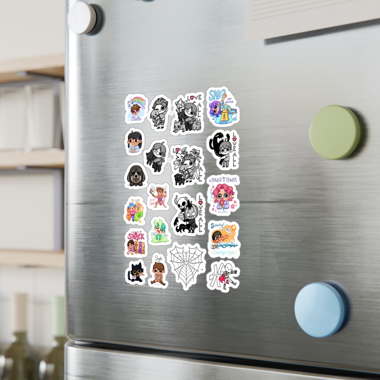 20 STICKERS -OG & OTHER MIXED SET#1 Kiss-Cut Vinyl Decals