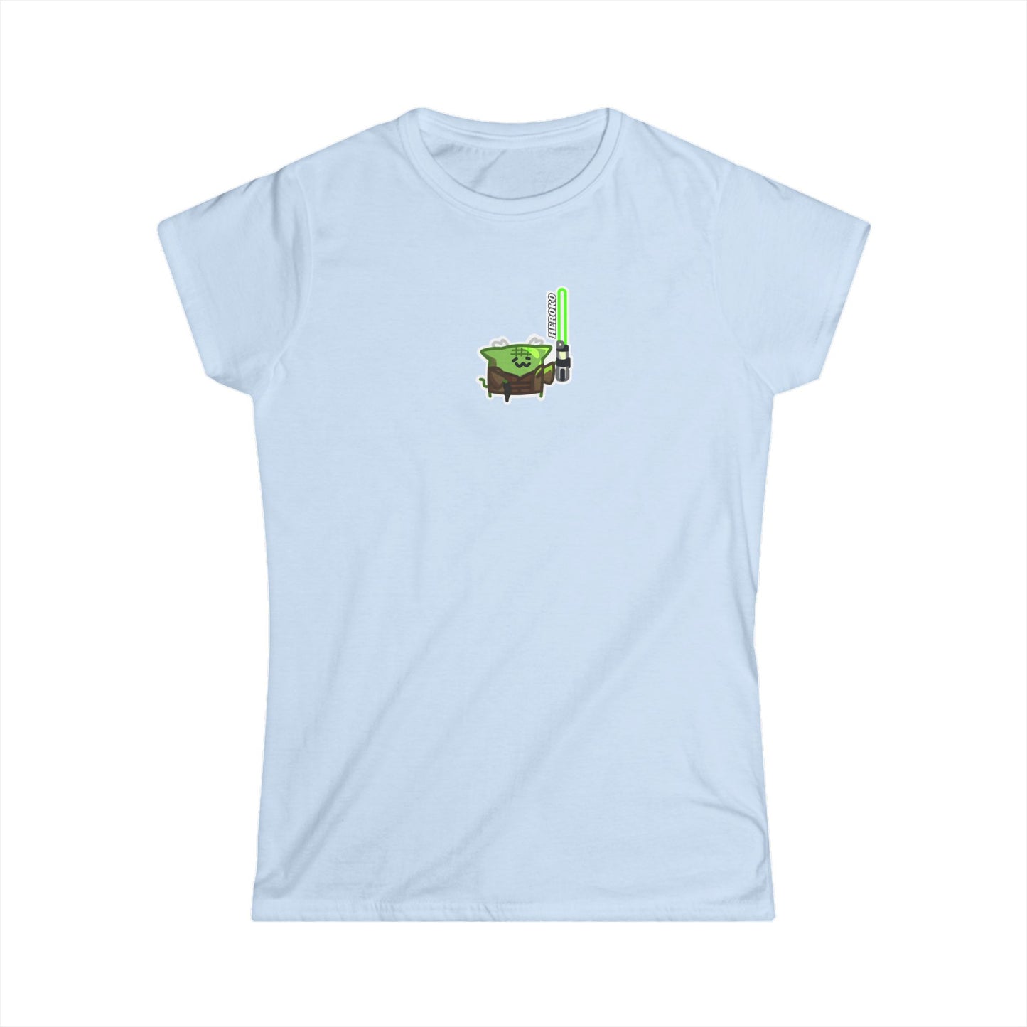 Slim Fit Tee - Jedi Master Cat Design