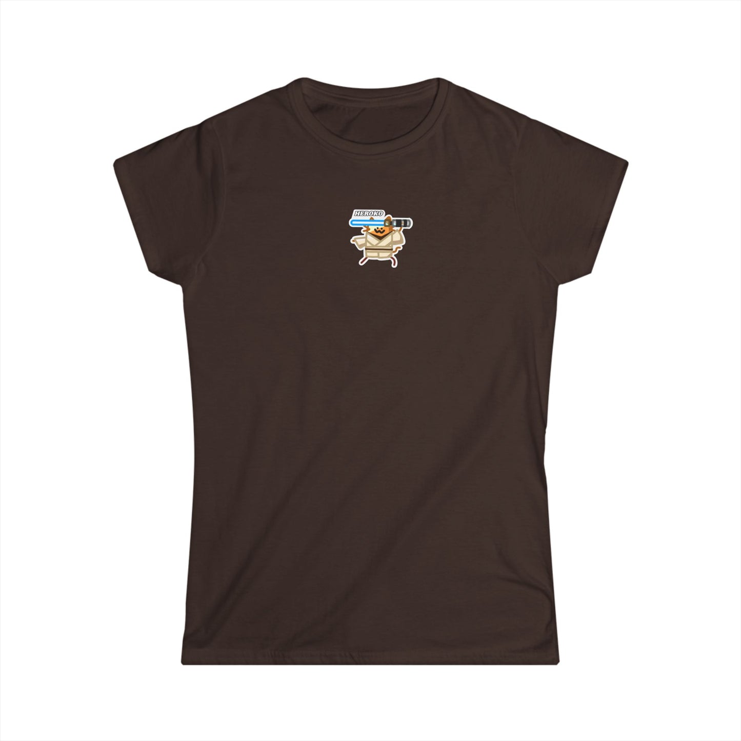 Slim Fit Tee - Jedi Cat Design
