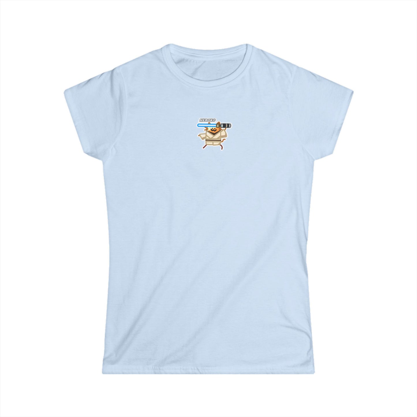 Slim Fit Tee - Jedi Cat Design
