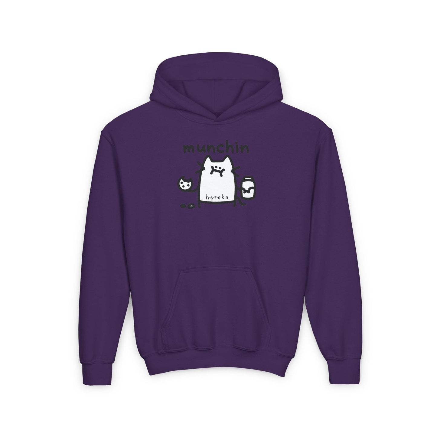 Youth MUNCHIN CAT Hooded Sweatshirts