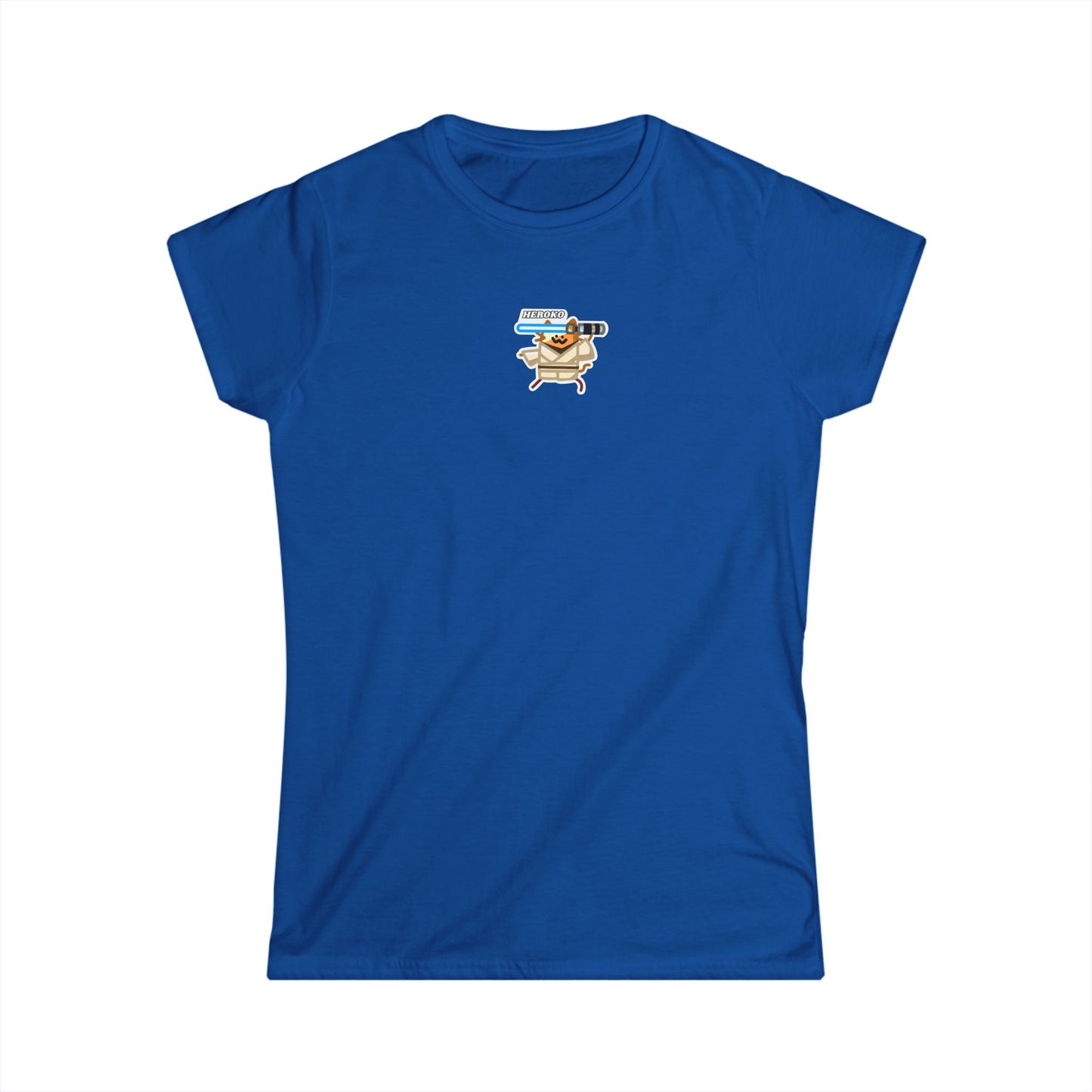 Slim Fit Tee - Jedi Cat Design