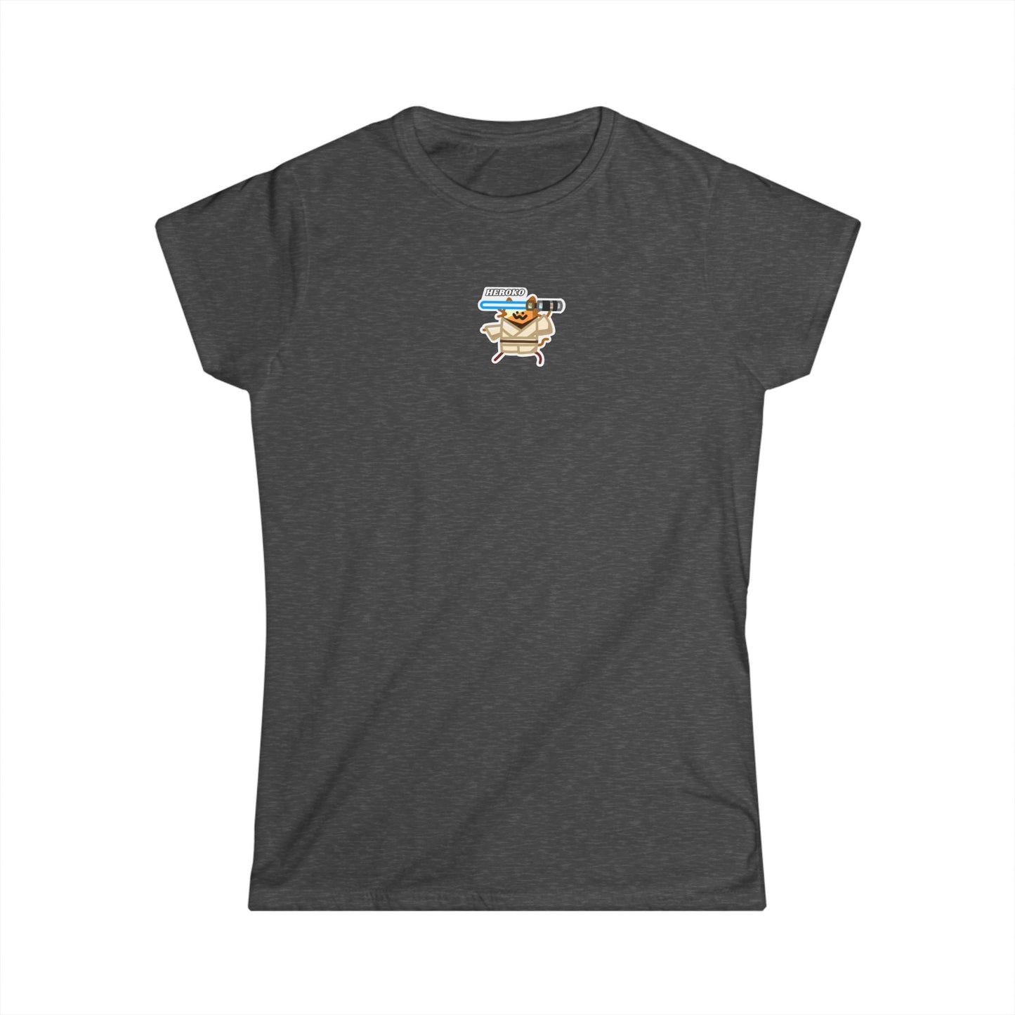 Slim Fit Tee - Jedi Cat Design