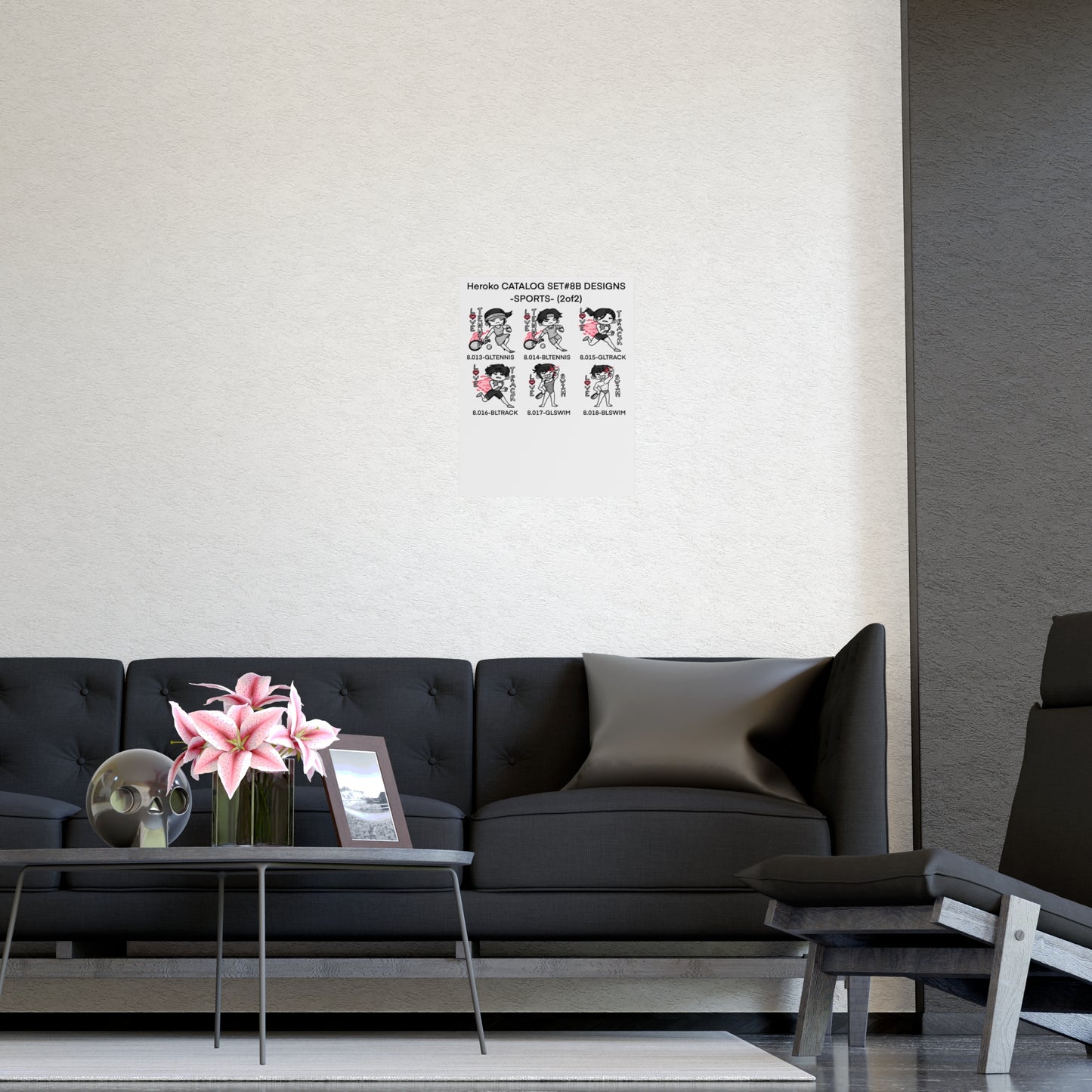 Heroko CATALOG SET#8B DESIGNS - SPORTS (2of2) on a Poster