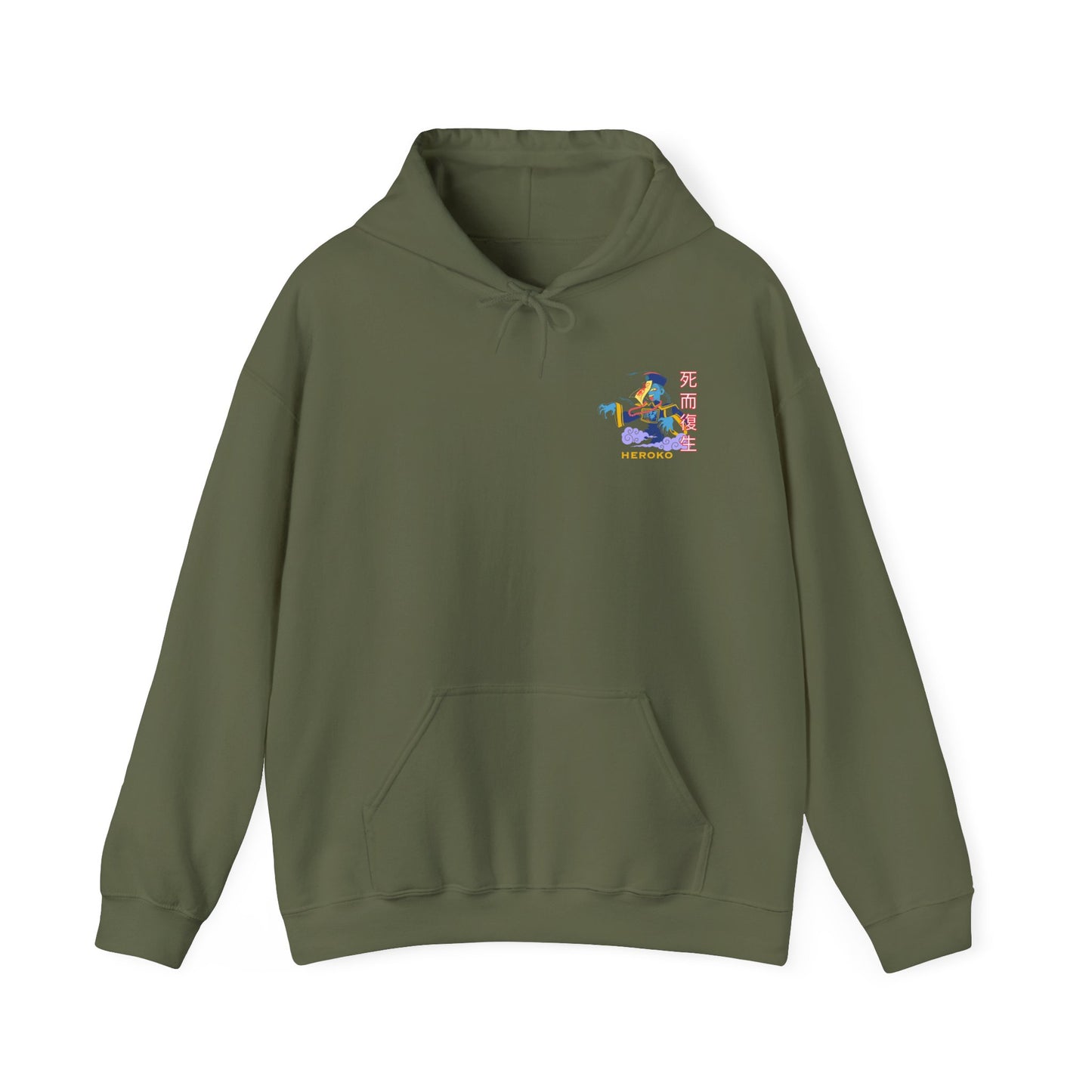 Spooky Unisex Hoodie, Chinese Ancient Zombie Design