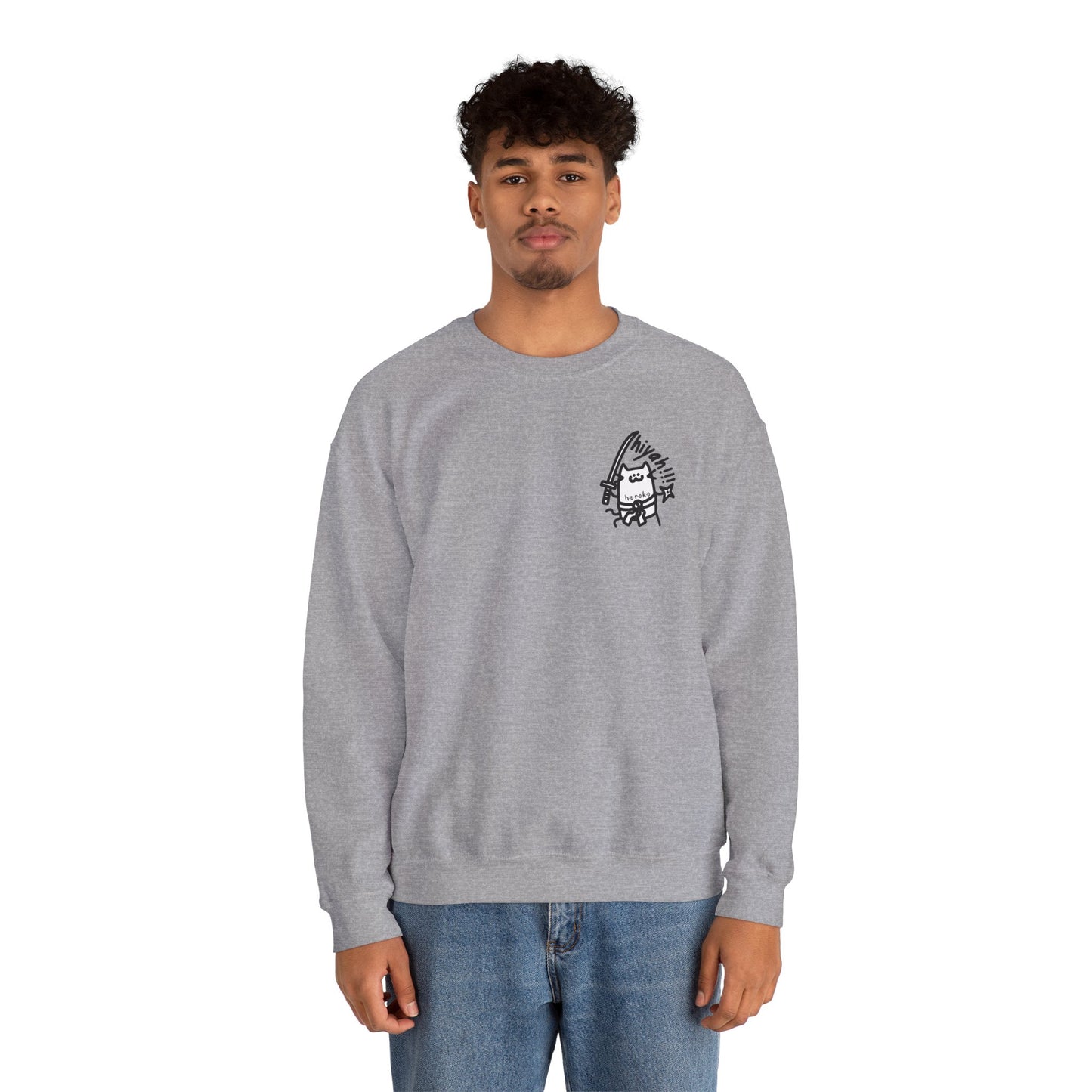 Adults KATANA CAT Crewneck Sweatshirt