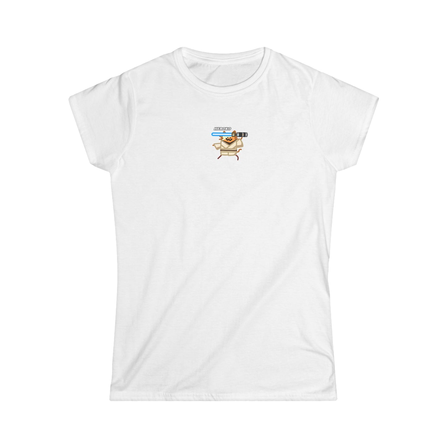 Slim Fit Tee - Jedi Cat Design