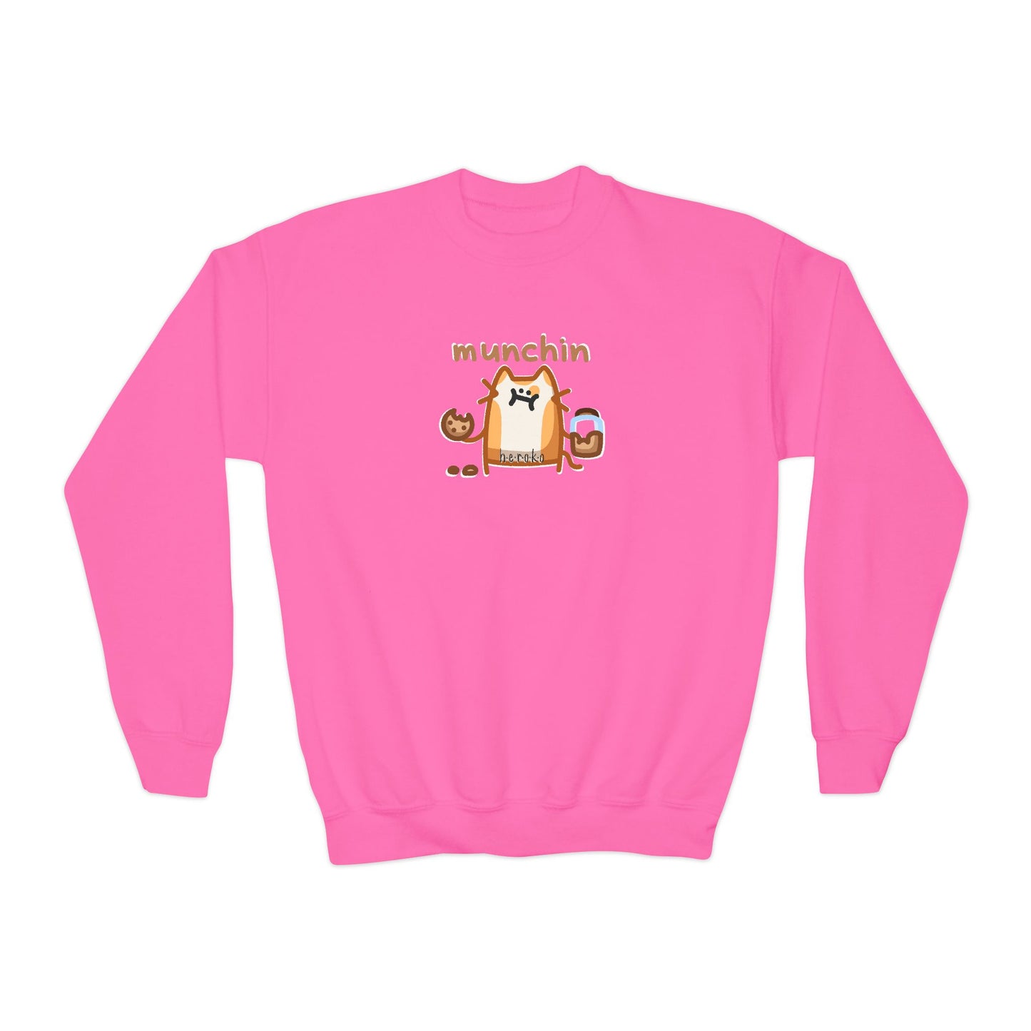 Youth MUNCHIN CAT Crewneck Sweatshirt