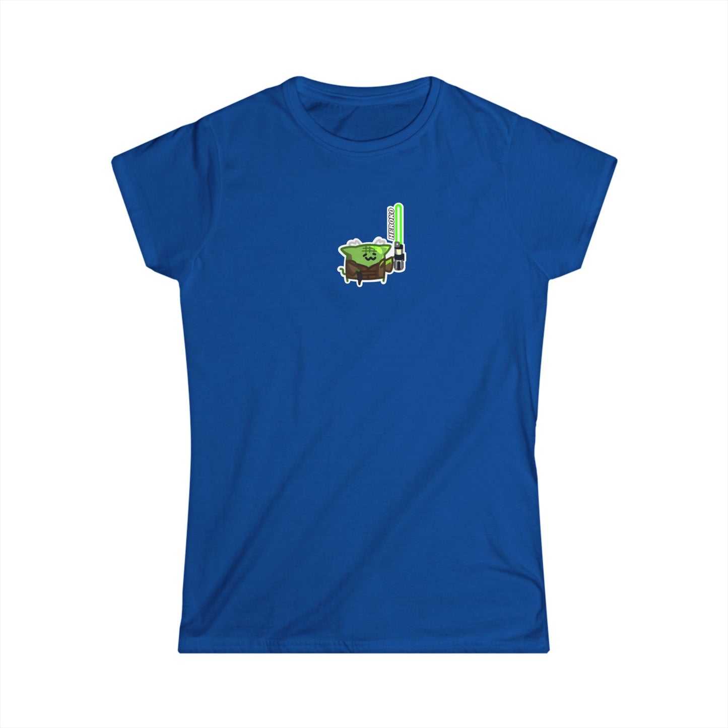 Slim Fit Tee - Jedi Master Cat Design