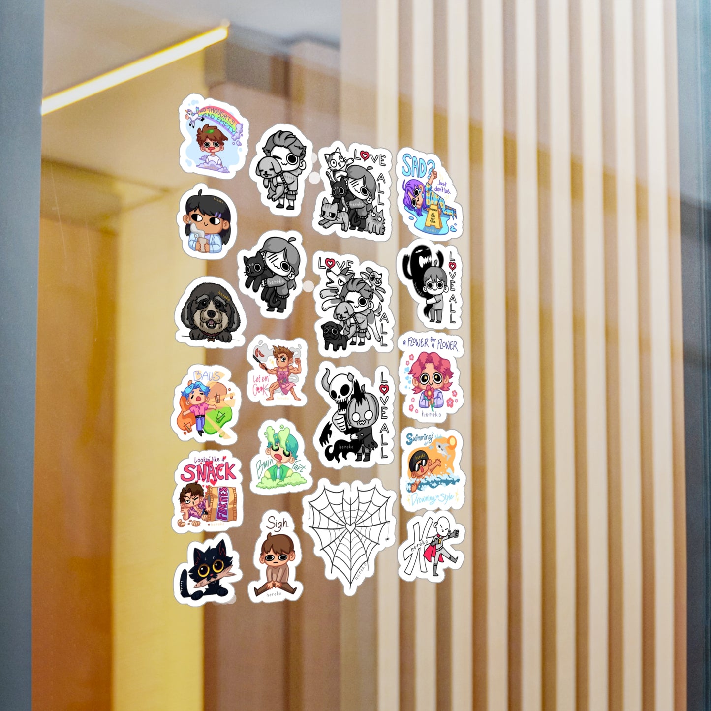20 STICKERS -OG & OTHER MIXED SET#1 Kiss-Cut Vinyl Decals
