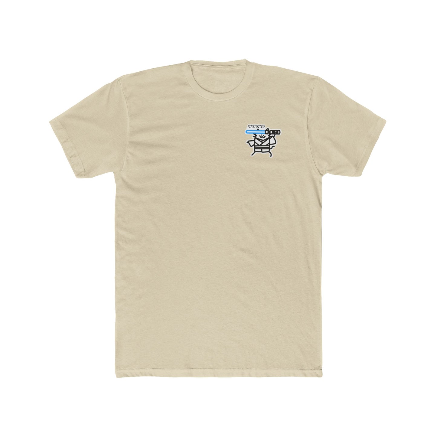Jedi Cat B&W Unisex Cotton Tee