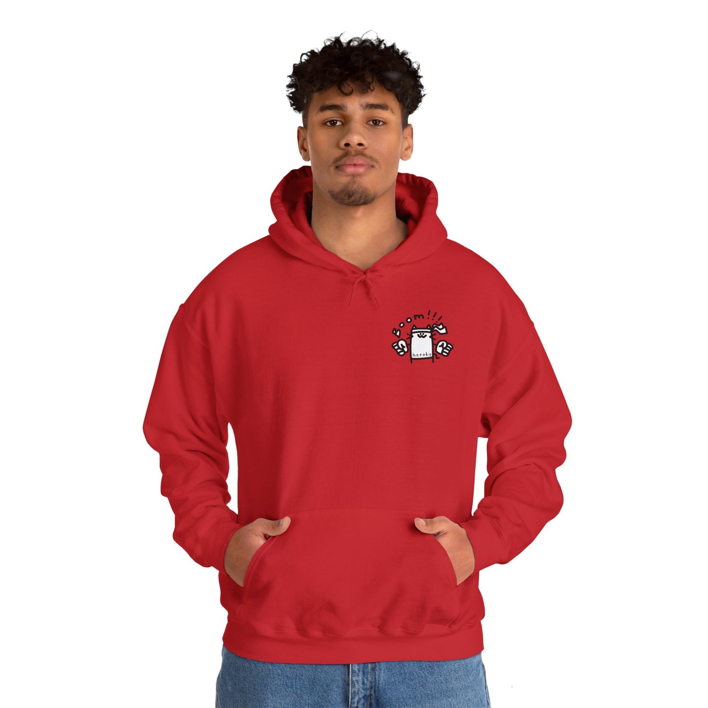 Adults FIGHTING CAT Hoodie