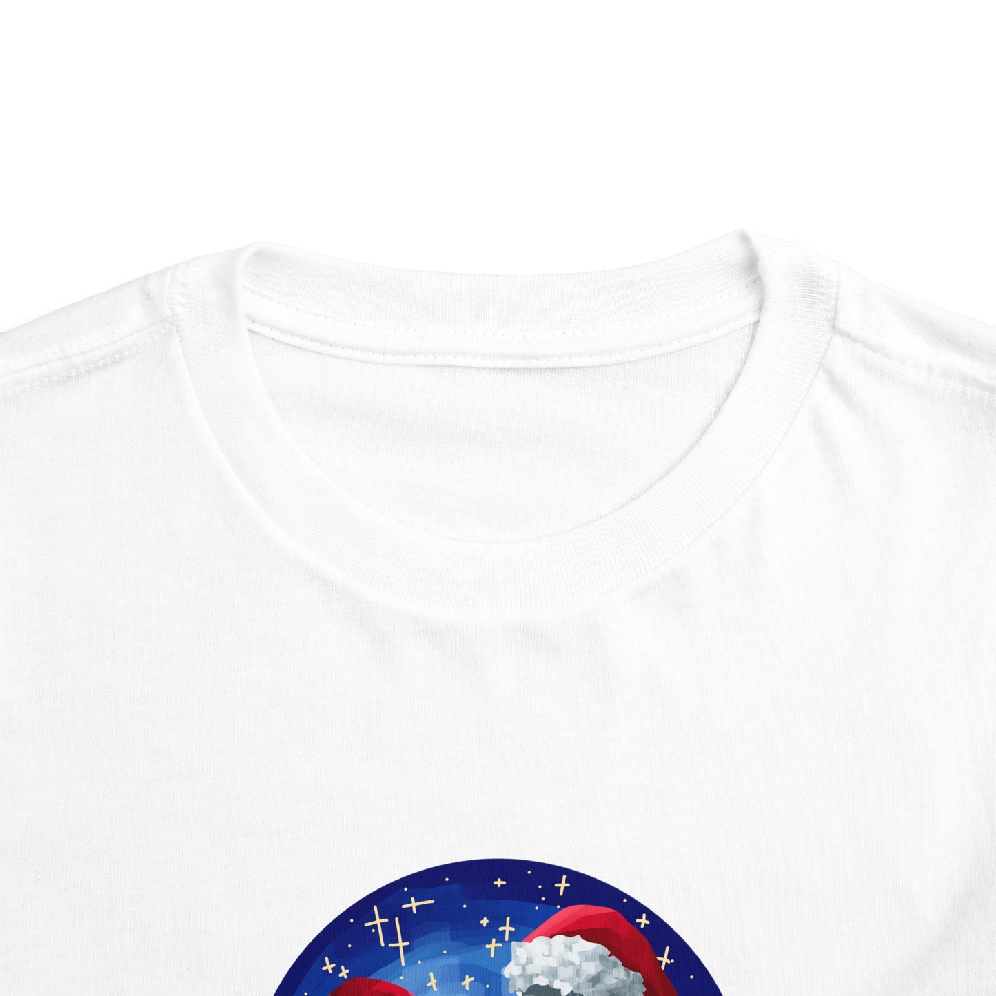 Toddler Tee - Cute Christmas Turtle & Puppy in a Snow Globe Holiday Design