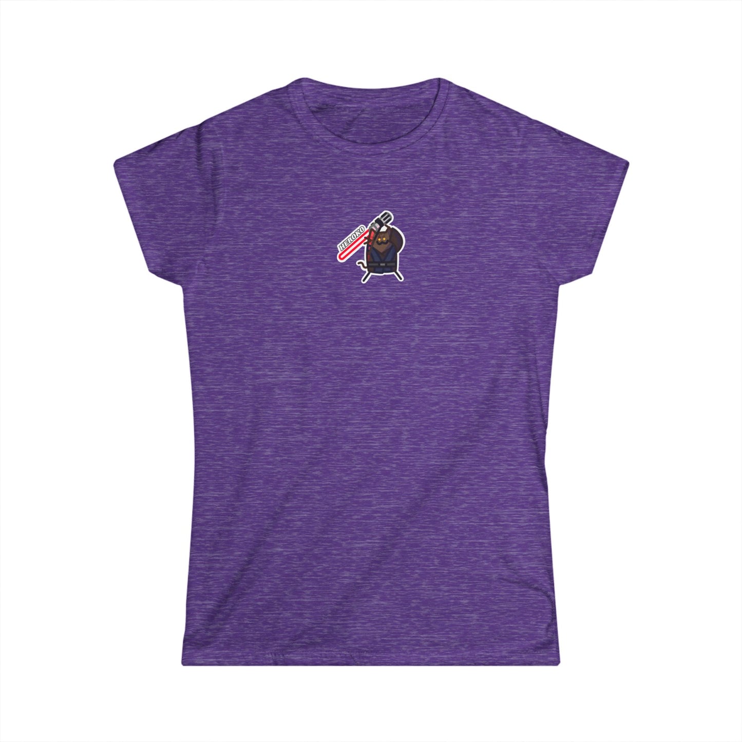 Slim Fit Tee - Bad Guy Jedi Cat Design
