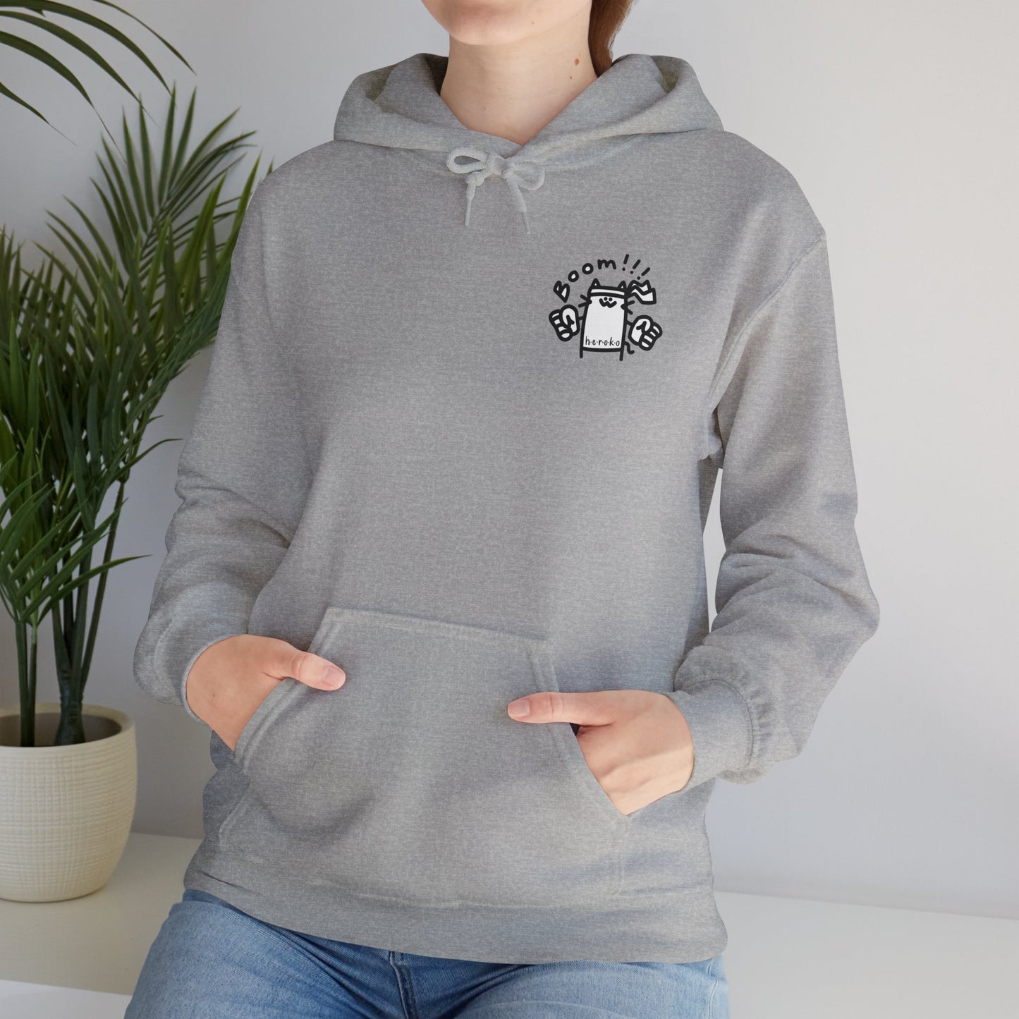 Adults FIGHTING CAT Hoodie