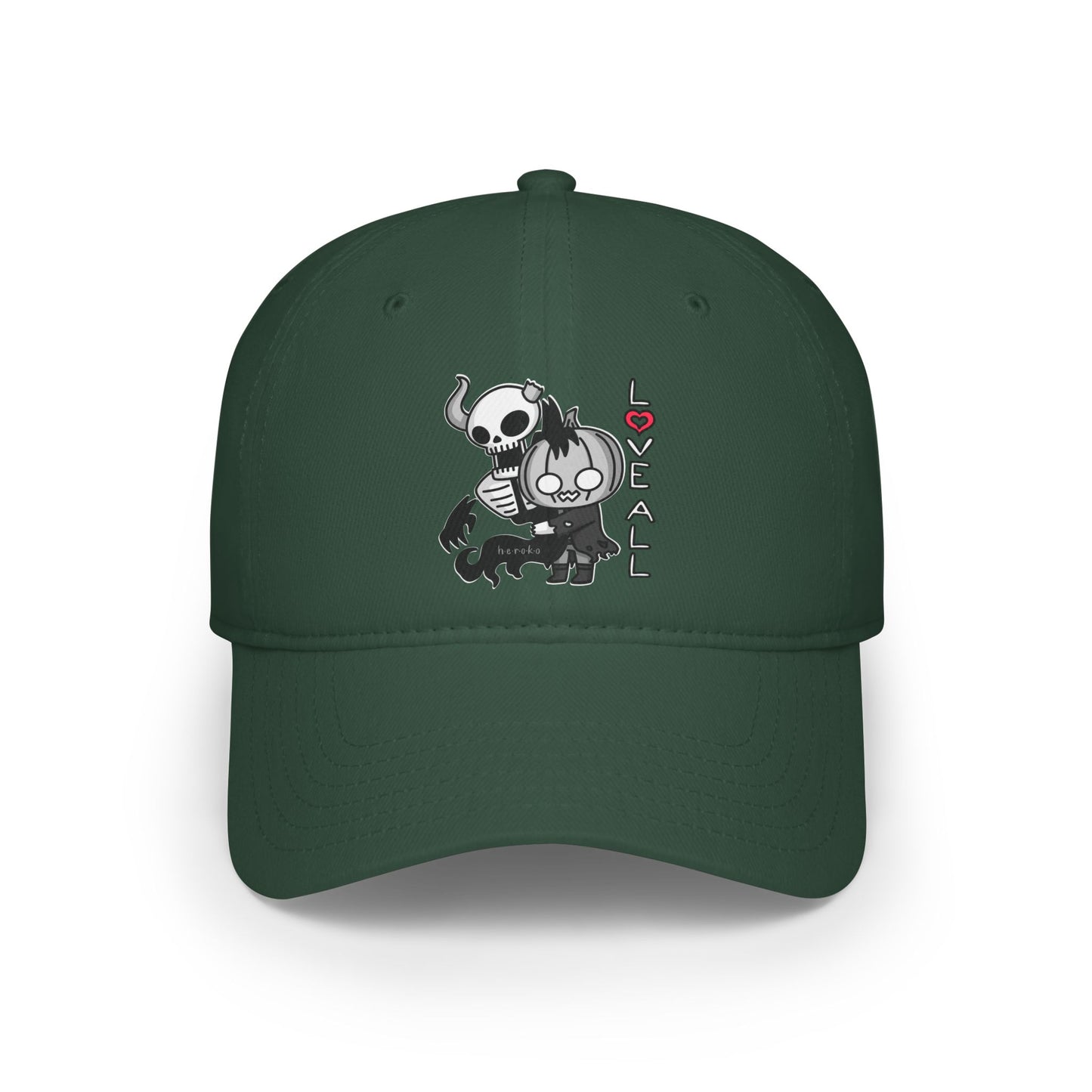 LOVE ALL SKELETON Low Profile Baseball Cap/Hat