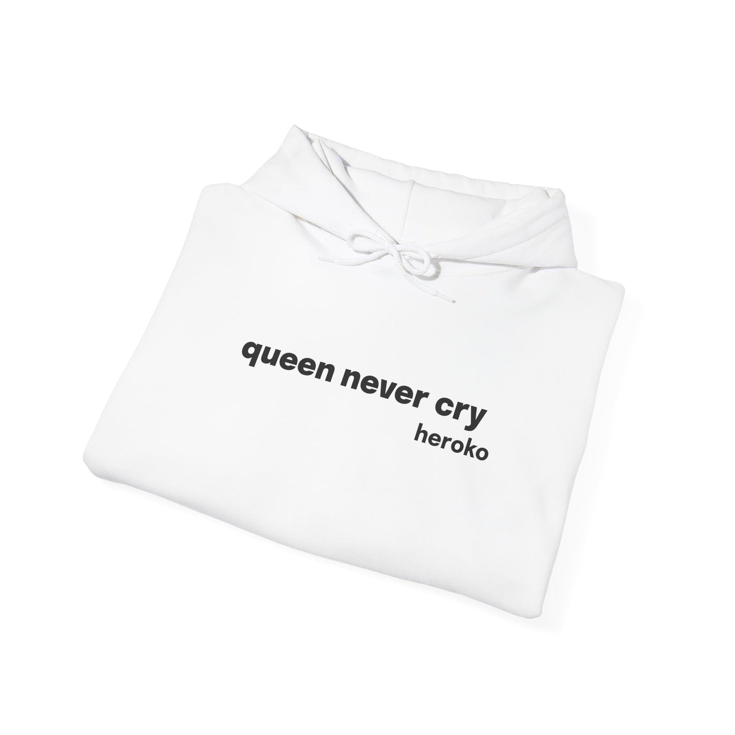 Adults QUEEN NEVER CRY MEME Hoodie