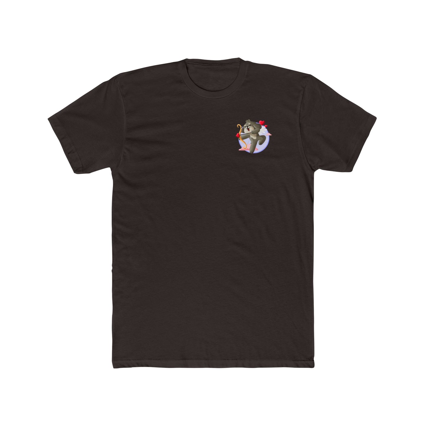 Adults Tee - Cute Dog Valentine's Day Design