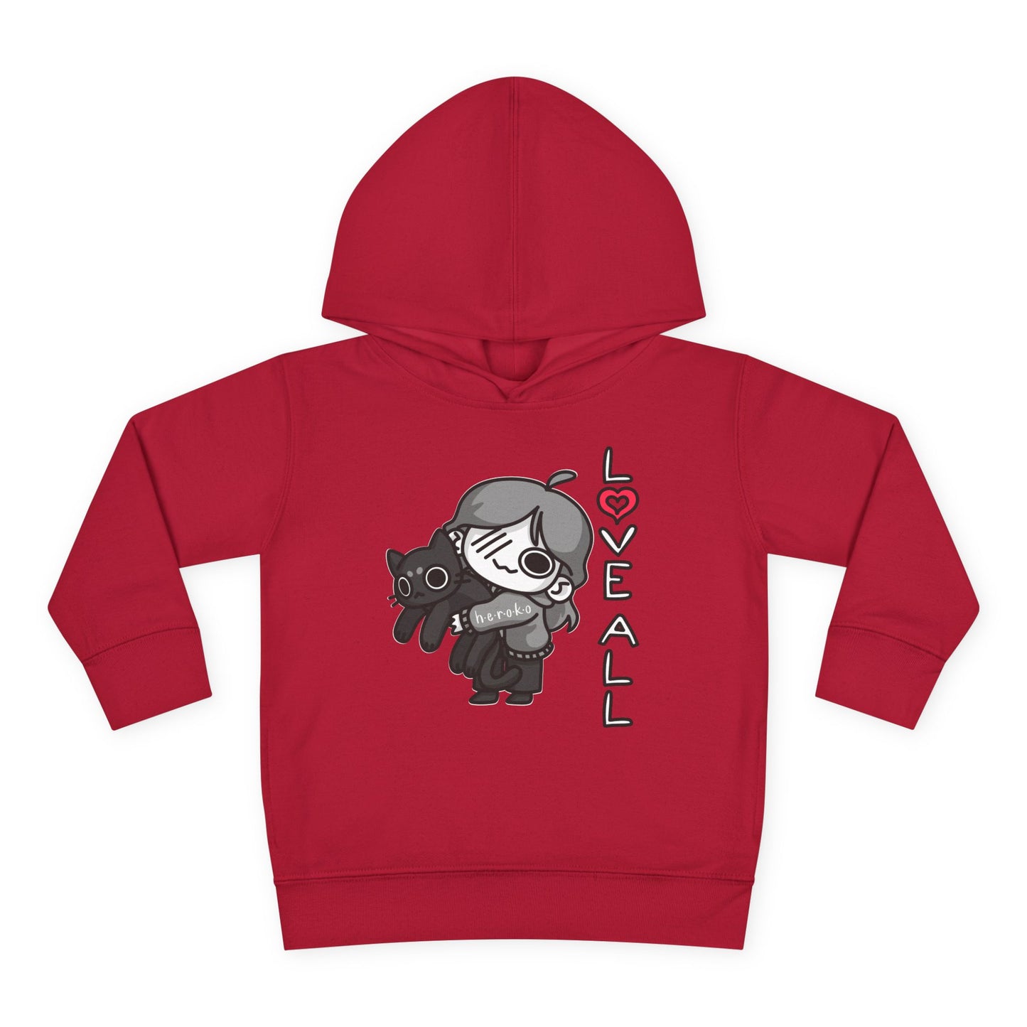 Toddler's LOVE ALL CAT Hoodie