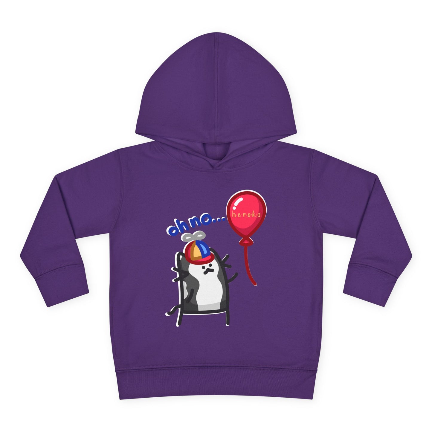 Toddler's CAT AND A RED BALLOON Hoodie