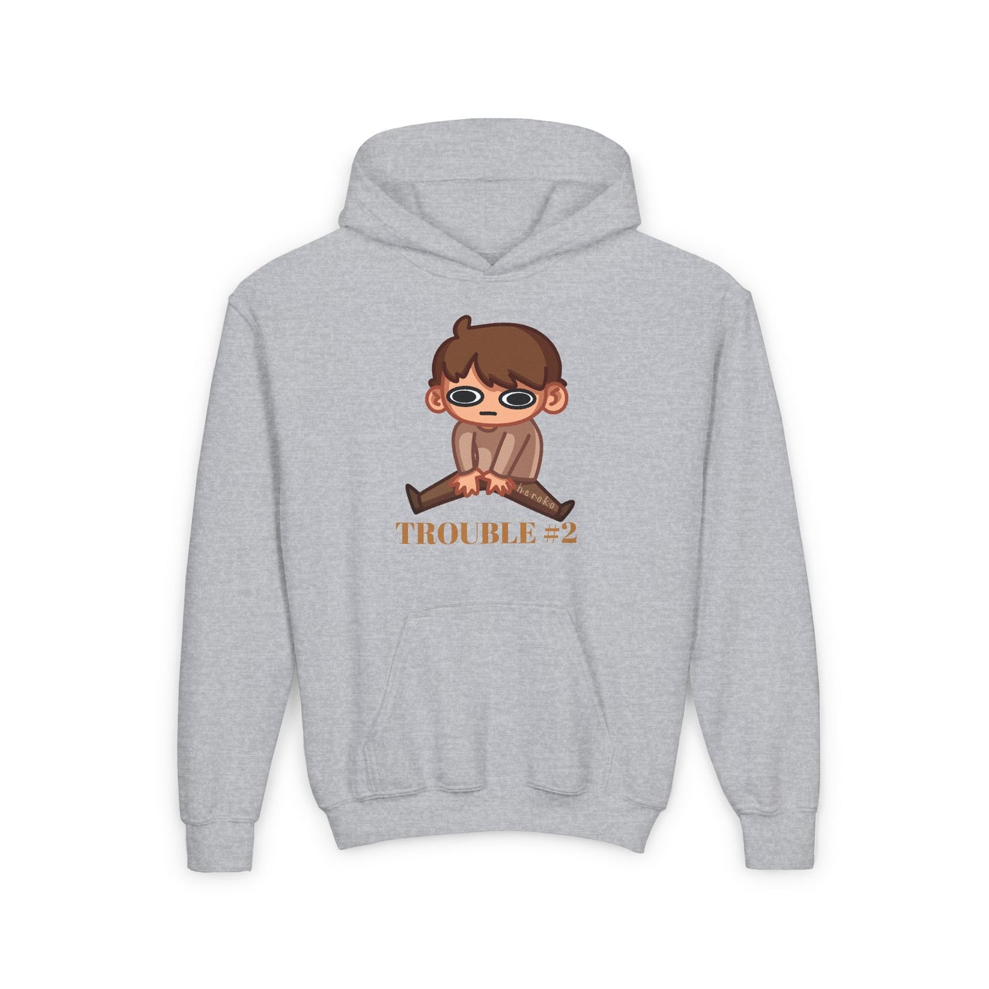 Youth TROUBLE #2 BOY Hooded Sweatshirts