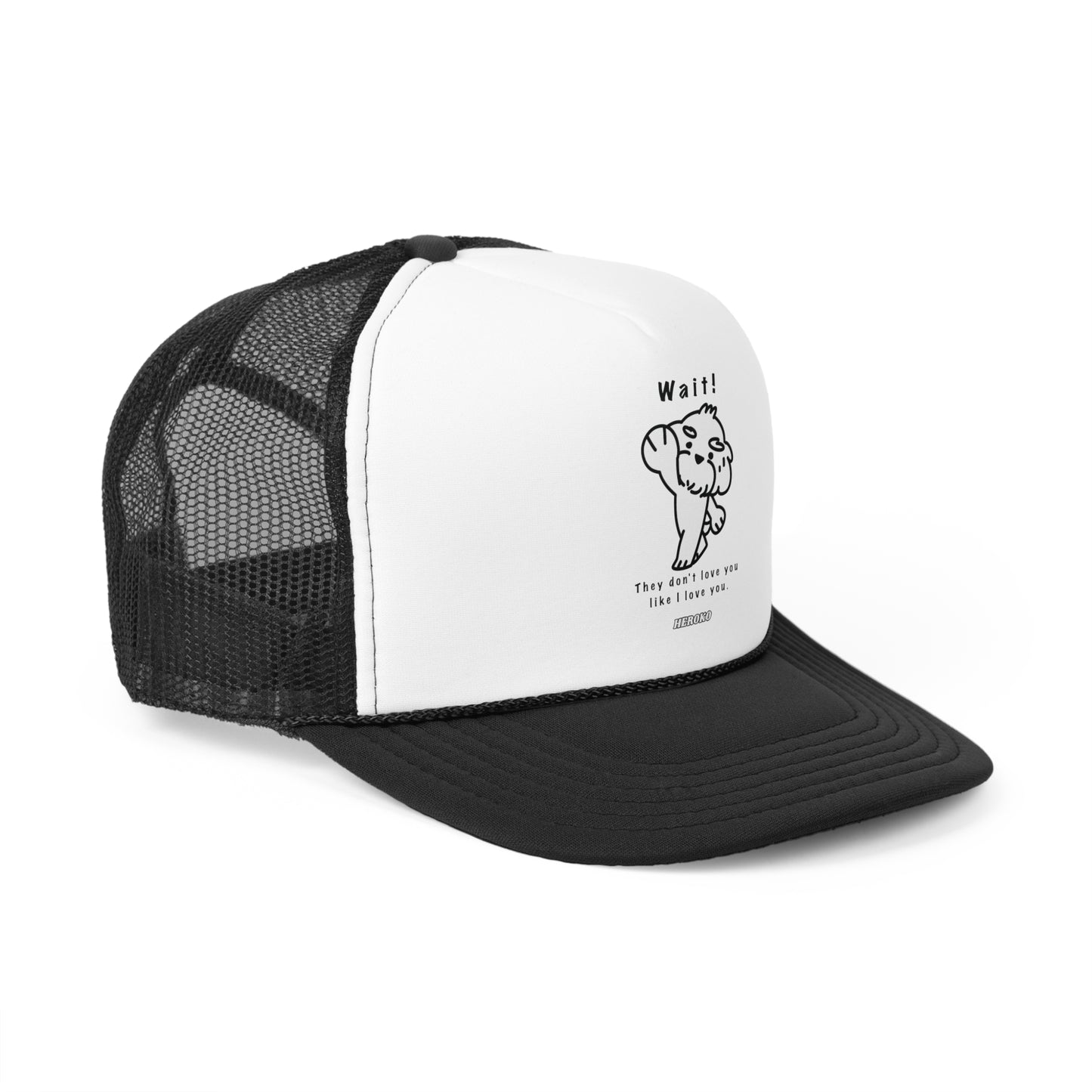 WAIT! DOG MEME Trucker Cap/Hat