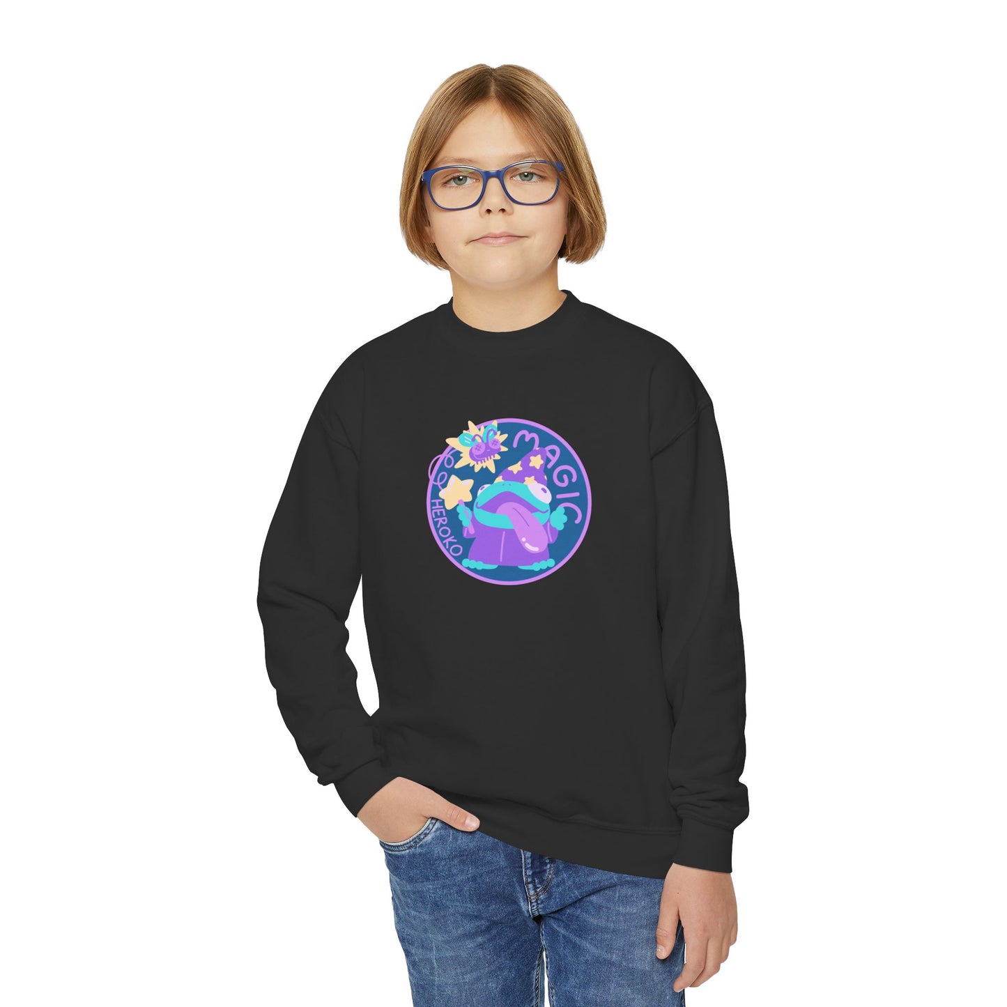 Youth MAGIC FROG Crewneck Sweatshirt