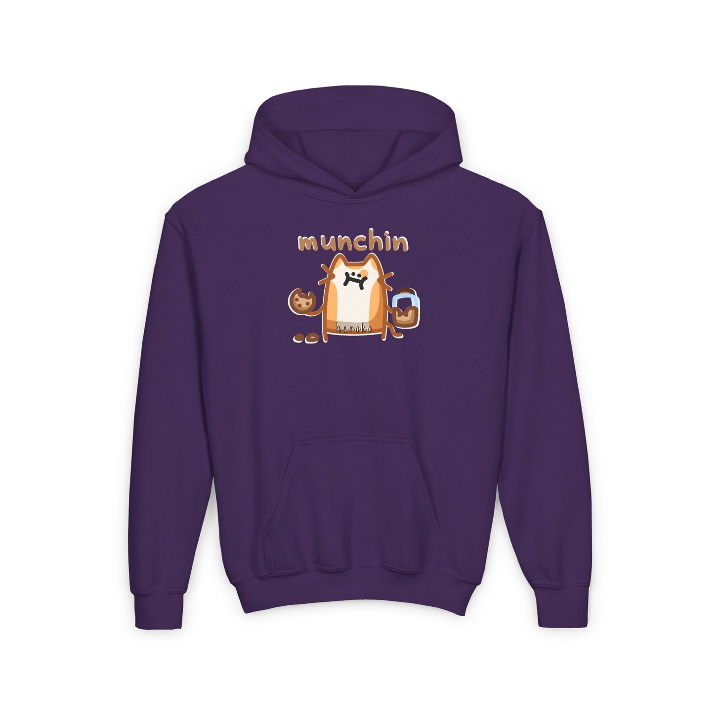 Youth COLOR MUNCHIN CAT Hooded Sweatshirts