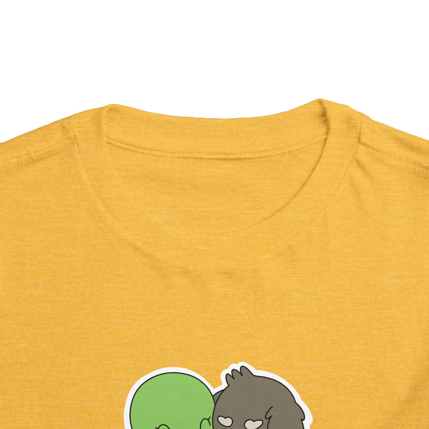 Toddler Tee — Cute "The Second Race" Cartoon Turtle & Puppy Graphic