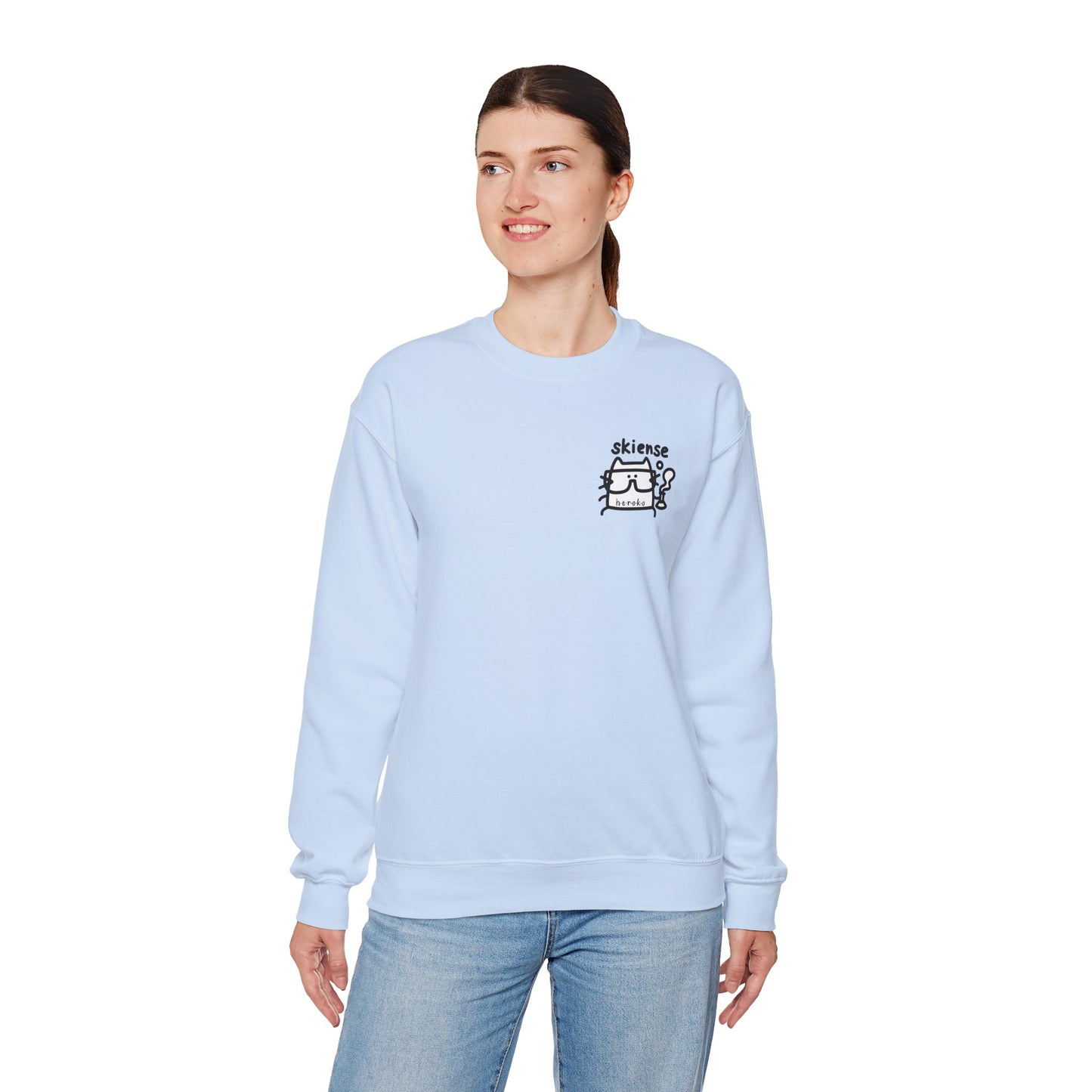 Adults SCIENCE CAT Crewneck Sweatshirt