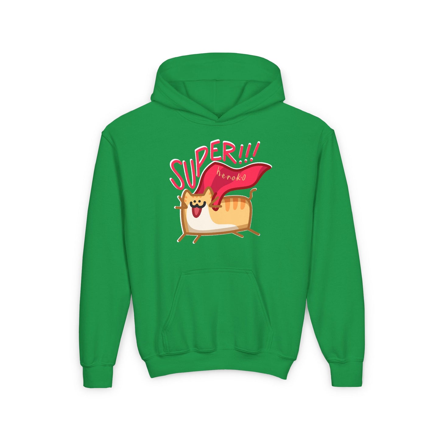 Youth SUPER CAT Hooded Sweatshirts