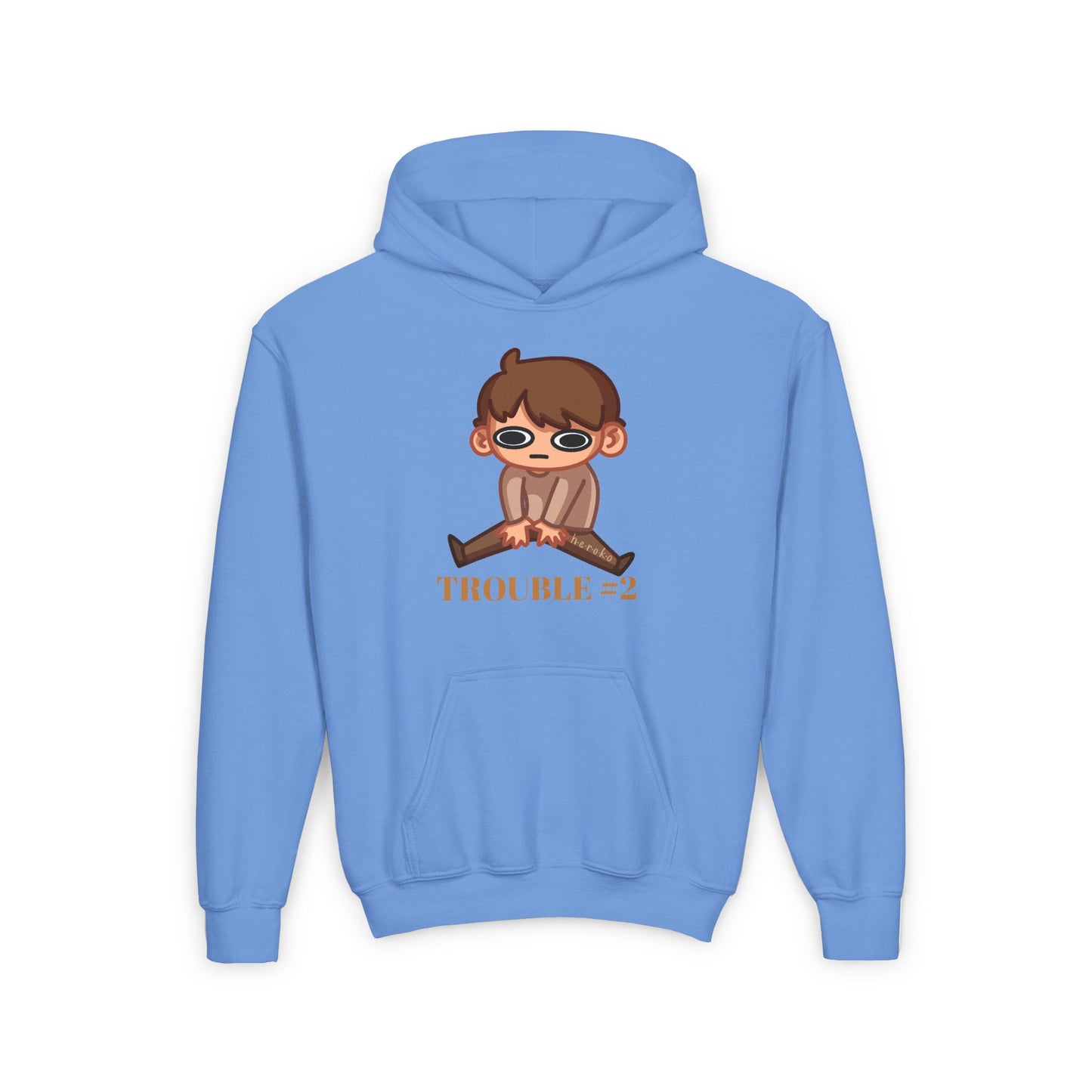 Youth TROUBLE #2 BOY Hooded Sweatshirts