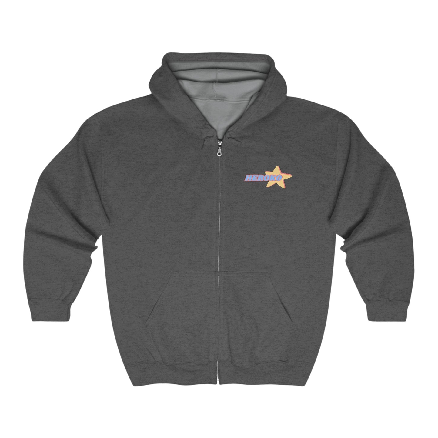 Adults HEROKO RETRO STAR Full Zip Hoodie