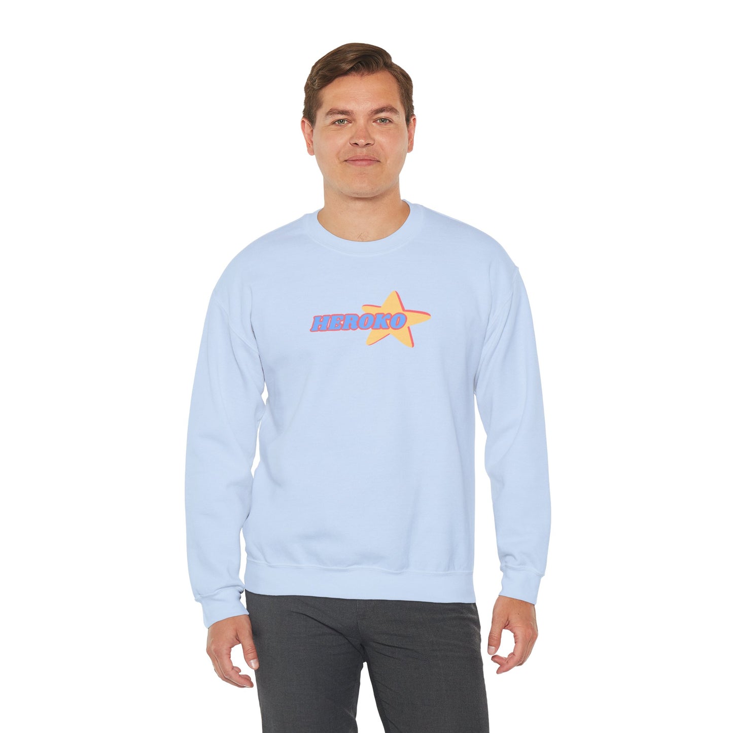 Adults HEROKO RETRO STAR Crewneck Sweatshirt