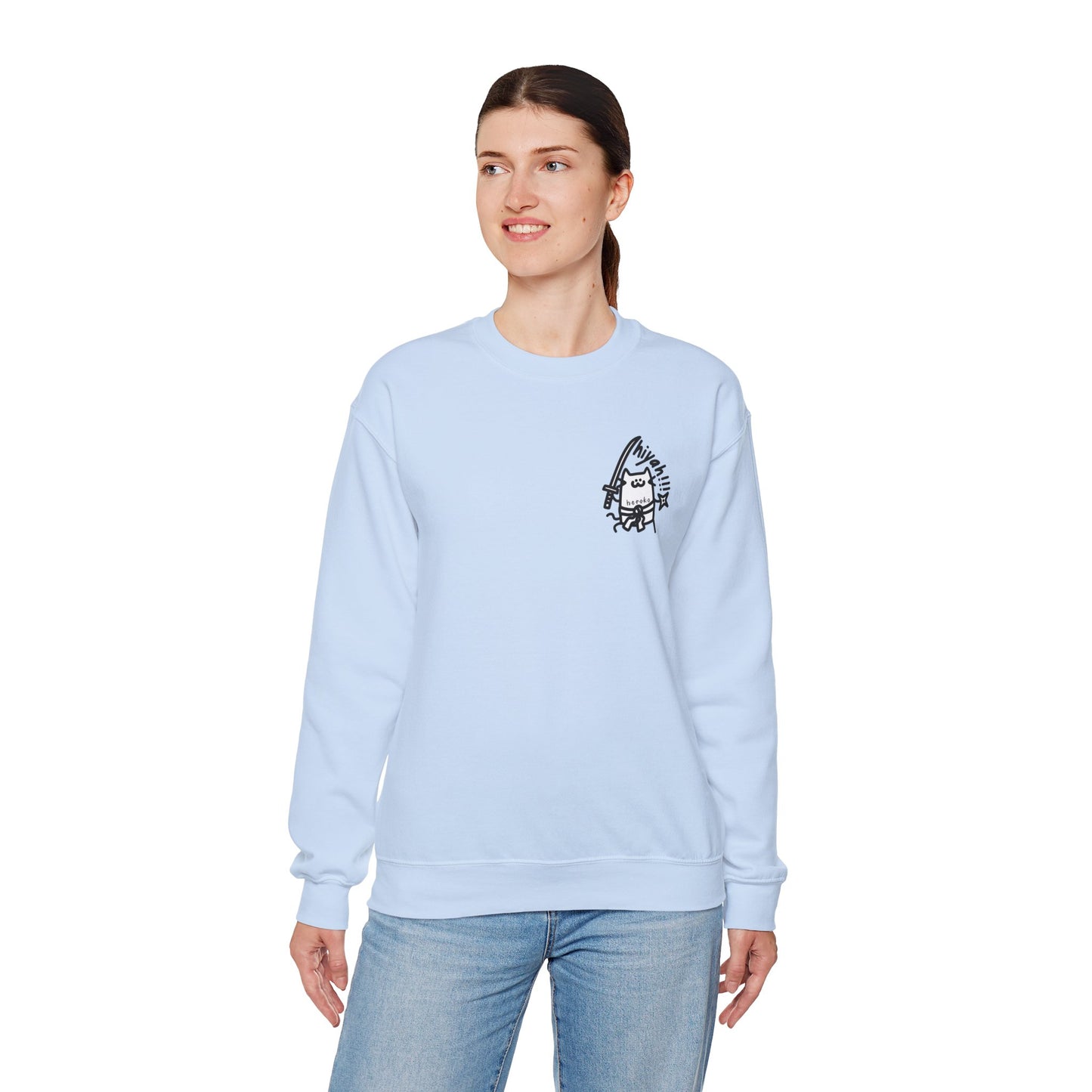 Adults KATANA CAT Crewneck Sweatshirt