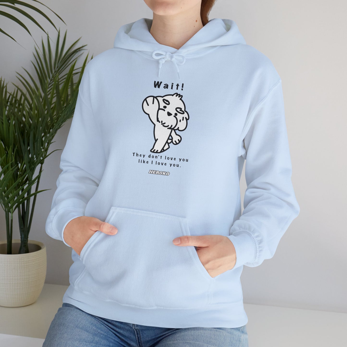 Adults WAIT! DOG MEME Hoodie