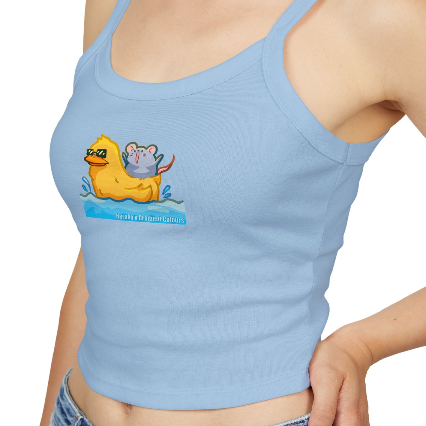 Summer Swimming Buddies Tank Top - Women's Spaghetti Strap