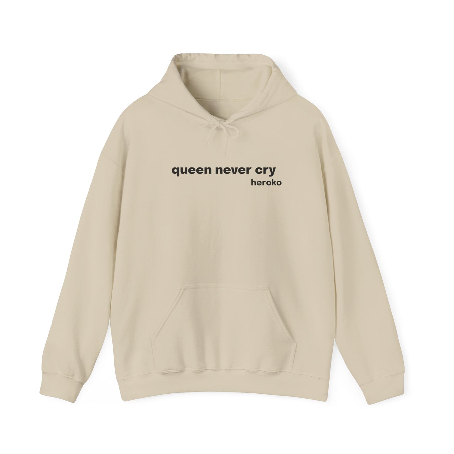 Adults QUEEN NEVER CRY MEME Hoodie