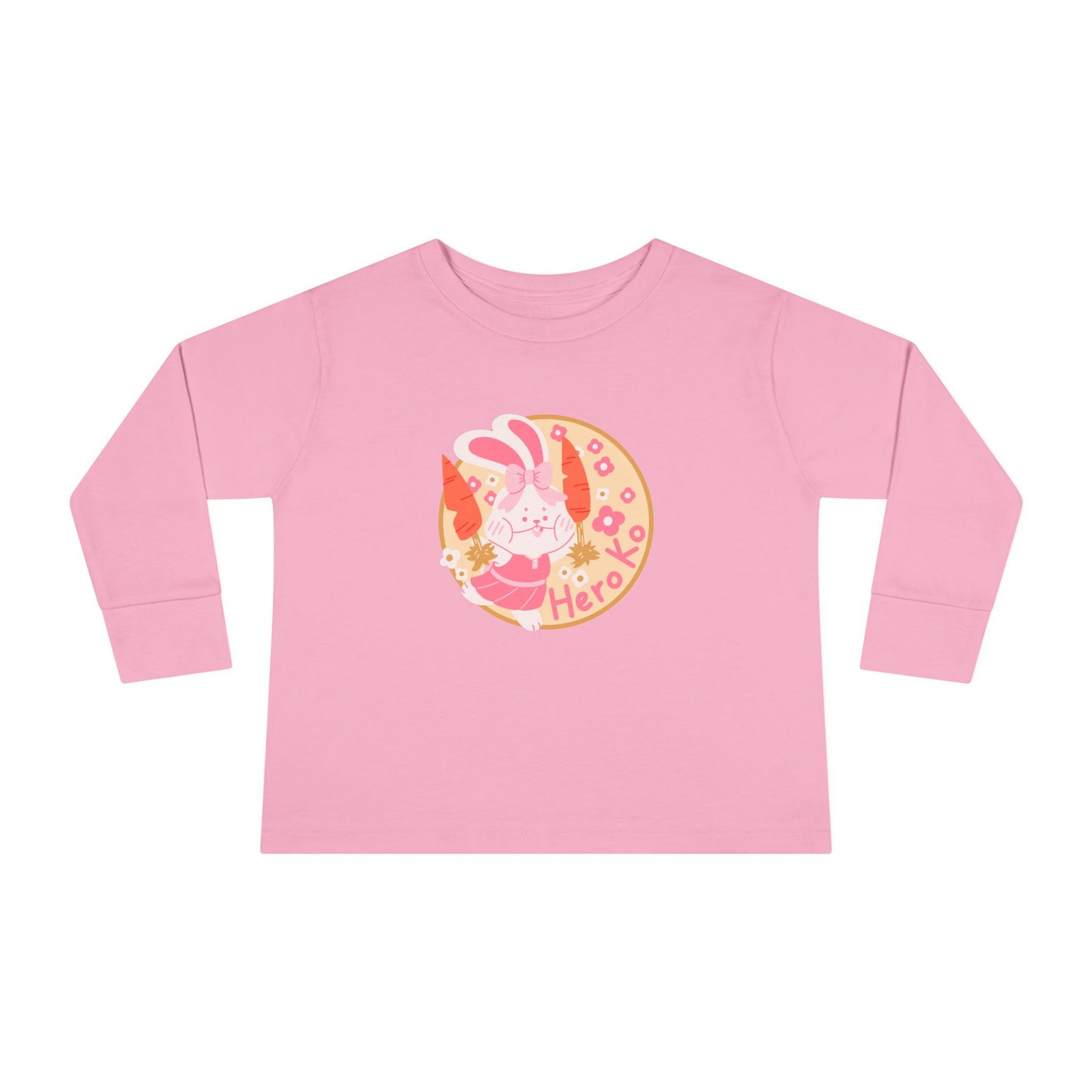 Toddler's CHEER BUNNY PATCH Long Sleeve Tee