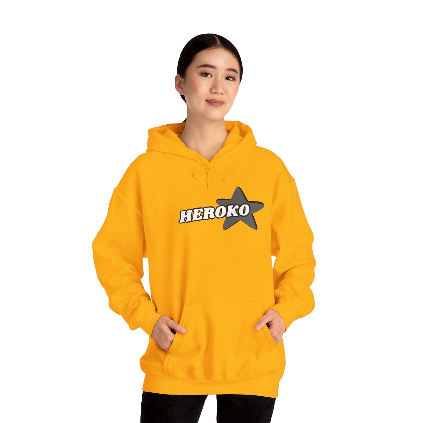 Adults HEROKO B&W STAR Hoodie