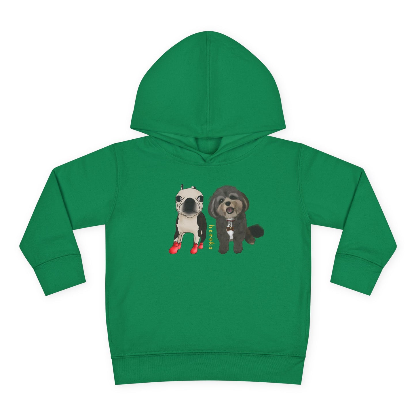 Toddler's 2 DOGS Pullover Hoodie