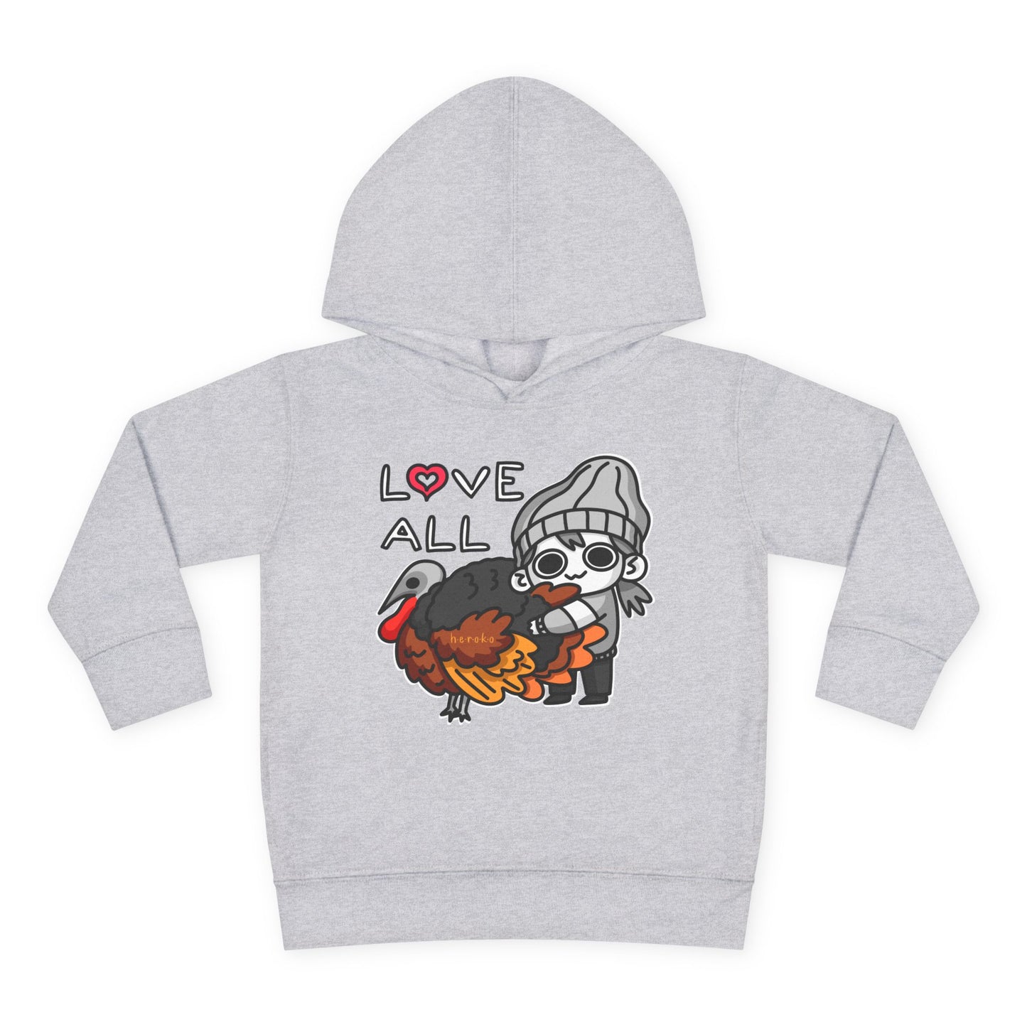 Toddler's LOVE THANKSGIVING TURKEY Hoodie